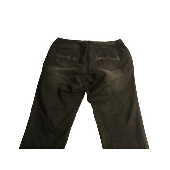 Black Stretch Straight-Leg Jeans Ariya Jeans Size 14 - Picture 12 of 12